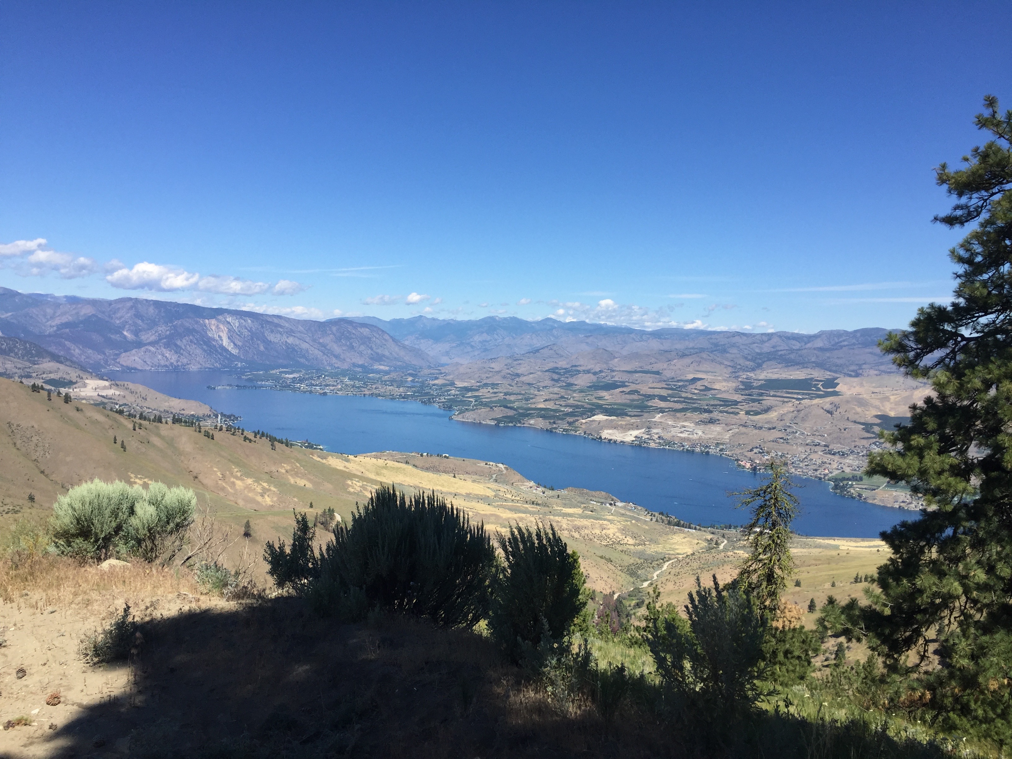 Lake Chelan from Chelan Butte trail