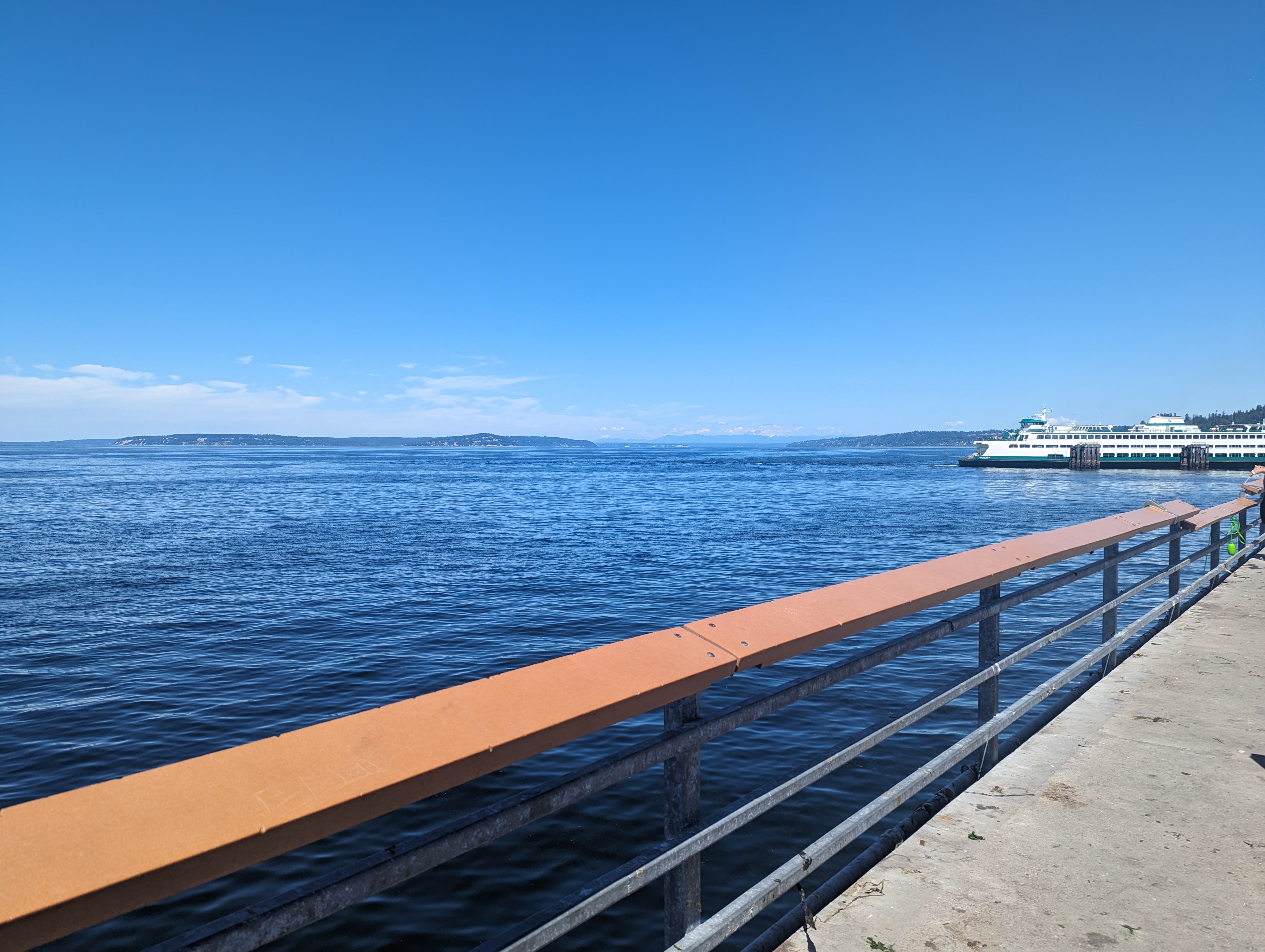 Puget Sound from the Edmonds Pier
